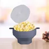 Bols Utile Popcorn Making Bowl Seau de fabricant de micro-ondes réutilisable de qualité durable avec magasin de couvercle