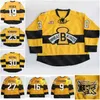 C2604 C202 Kowell Brandon Wheat Kings Hokey Formaları Cole Reinhardt Ron Hextal Ivan Provorov Nolan Patrick Stone Wiebe Hexall Dikişli Jersey