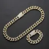 Rq Hip Hop 20 mm dikke Cubaanse schakelketting Iced Out Mens Rapper sieraden groothandel zware ketting