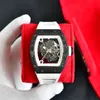 35-02 Luxus-Klassiker-Uhr für Herren, Designer-Herrenuhren, manuelles mechanisches Uhrwerk, Kohlefasergehäuse, Armbanduhren, Montre de Luxe