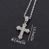 Collier croix hip-hop pour homme Collier pendentif croix vintage