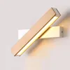 Lampa ścienna LED Acryl Light Nowoczesna minimalistyczna kreatywna sypialnia do przejścia drewno 360 obrotowe łóżko Dekoracja pomieszczenia