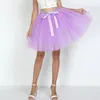 Gonne Summer Women Tutu Adult Fancy Ballet Princess Tulle Skirt Party Dancewear Ball Gown Mini con fasce