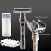 Blades Segurança Razor Razor Razor para homens Ajustável 19 Clássico de barbear clássico Double Edge Razor Blades 27rc