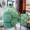 Plush Pillows Cushions Funny Sea Turtle Shell Toy Kids Trick Sleeping Bag Stuffed Soft Tortoise Pillow Cushion Creative Floor Mat Sofa Gift 230603