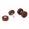 Stud Earrings Black Wooden Dumbbell Earring For Men Women Punk Small Round Fashion Jewelry Accessories Brinco Masculino