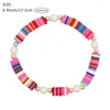 Strand Go2boho Boho buntes Heishi-Perlenarmband – Sommer-Strand-Schmuck für Frauen, Freundschaftsgeschenk, Modeschmuck