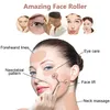 Bras Rouleau facial en acier inoxydable Gua Sha Tool Set Soins du visage Massage Cou Beauté Santé Anti-rides Cellulite Peau Detox Masseur