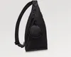 Askılı çanta DUO Kabartma 2 adet Tasarımcı Çapraz Vücut çanta çapraz askılı çanta Siyah Sırt Çantaları Oksitlenmiş Deri İş Çantaları Tote Messenger Ayarlanabilir askı