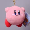 Plush Keychains Fashion Star Kirby Toys Keychain Chilkdren Toy Cute Pink Car Pendant Key Chain Woemen Gifts 230603