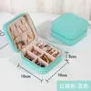 Großhandel tragbare Ohrringe Ringe Halsketten Fall Display Halter Reißverschluss Leder Reise Schmuck Aufbewahrungsbox Schmuck Organizer Box