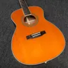 39 inches blonde top K28 acoustic guitar solid top amber finish OM shape parlour body electrical acoustic guitar folk guitare acoustique