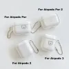 AirPods Pro 2 Air Pods 3 이어폰 AirPod Bluetooth 헤드폰 액세서리 솔리드 실리콘 귀여운 보호 커버 애플 무선 충전 상자 충격 방지 케이스