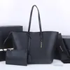 Sacs à main de haute qualité pour femmes, fourre-tout de styliste, sacs à bandoulière de marque mignons, fourre-tout avec 2 sangles, sacs de courses pour maman, grande capacité, sac à main noir