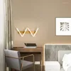 Vägglampa sängen nordisk led sovrum gången vardagsrum kan fritt ändra formen kreativ modern stil