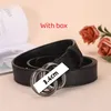 Ceinture Ceinture noire de designer Boucle Ceinture Mens Lettre Boucle Cuir de vachette Meilleur Cintura Desinger Ceintures de mode de luxe pour hommes Unisexe avec boîte