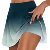 Kjolar i kjolar för kvinnor trendiga sommartryck tennis golf kjol yoga sport aktiva shorts kjol streetwear kvinnors korta kjol 230603