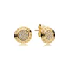 925 Silver Fit Pandora Earrings Gold Love Series Earstuds Bee Bow أقراط المجوهرات