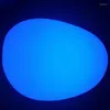 Lampes de table LED Mood Magic Night Lamp Rechargeable Big Pebble Stone Contrôlé par télécommande pour la décoration de Noël Free Ship