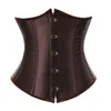 Kvinnors shapers underbust korsett sexiga kvinnors underkläder midja bantning kropp shaper korsett för kvinnor steampunk lace-up korsett bälte vit 230603