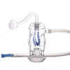 Narguilé Verre Brûleur À Huile Bong 10mm Joint Dab Rigs Water Bubbler Pipe Quadruple Conception De Crâne Pour Fumer Avec 10mm Mâle Verre Brûleur À Huile Tuyau Et Tuyau