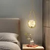 Hängslampor moderna ljus glas ljusarmaturer vardagsrum sovrum hängande säng belysning kök restaurang café