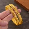 Bangle Dubai Bangles For Women Middle East Gold Color Ethiopian Saudi Arab Bracelet Wedding Bride Jewelery African Birthday Gift