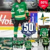 Mag MIT 2019-20 qmjhl 50 Yıldönümü Yaması Val-D veya öne çıkan Jersey 14 Dominic Chiasson 27 Gaucher 28 Noel 24 Guucher 21 Guenette Chl Hokcey Forma