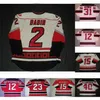 C2604 Mit Albany River Rats Mens 40 Scott Clemmensen 15 Cody 23 Rob Skrlac 31 Ari Ahonen 20 Ryan Murphy 12 Ilkka Pikkarainen Hockey Jerseys