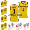 Vin 24 Donta Scott Maryland Terrapins Basketball Jersey Julian Reese Don Carey Hart Ian Martinez Aaron Wiggins Chol Hakim Hart Patrick Emilien Jerseys