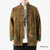 Ethnische Kleidung Chinesischen Stil Tang-anzug Mantel Männer Frühling Herbst Gedruckt Casual Top Männliche Retro Jacke China Traditionelle Uniform