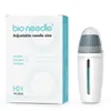 Nova chegada ajustável 24 agulhas 0.25 0.5 0.75 1.0 1.25 1.5mm titânio bio agulha hydra microneedle derma stamp