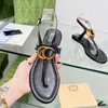 2023 mais recente sandália g designer de família feminino feminino herringne luxury luxury sandal de fundo plano popular padrão com caixa 35-43