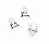 Charms 100st Spider Halloween 18x13mm Tibetan Bronze Silver Color Pendants Antika smycken som gör DIY Handgjorda hantverk F0283