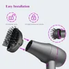 Hair Dryers 1800W Professional Hair Dryer and Cold Strong Wind Powerful Blower Constant Temperature 1 collecting 2 Air Comb Nozzle 3Gear 230603