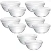 Dinnerware Sets 6 Pcs Bozai Cake Bowl Dessert Glass Snack Container Small Salad Bowls Mini Sauce Cups