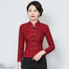 Этническая одежда Cheongsam Women Plus Size Tops 2023 Summer Lace Jacquard Ткань Традиционное китайское стиль Red Tang Costume Qipao