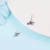 2023 New 925 Sterling Silver Sparkling Swallow Stud Earrings for Women Jewelry Wedding Earring Ear Brincos Free Shipping