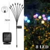 Solar LED Light Outdoor Waterproof fireflies lights Lawn Lamp Garden Decoration Swaying Light For Courtyard Patio Pathway House