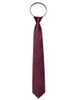 Noeuds papillon rétro bordeaux hommes cravate pré-nouée fermeture éclair cravate pour homme poche carré ensemble mode affaires robe de soirée cadeaux d'anniversaire