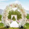 Decorative Flowers 1 Meter Long Artificial Simulation Cherry Blossom Bouquet Wedding Arch Decoration Garland Home Decor Supplies 50 Pcs