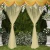 Outros Artigos para Festas Valance Drape Painel Decoração Cenário de Casamento Cortina Swag Fundo de Palco Cortinas Saia de Mesa Ice Silk 230603