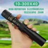 Telescope Binoculars Portable Powerful 10300X40 Hd Zoom High Quality Metal Monocular Long Range Professional for Hunting Travel 230603