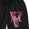 Vlone Man Women Summer Pants Beige Pants Sports Shorts على الطراز الكوري للسيدات على الطراز الكوري والرقيق على نطاق واسع