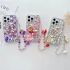 Luxurys Glitter Designer Phone Cases pour iPhone 15 14Pro 14 13 Pro Max 15Pro 14Plus 13Pro 12 11 XR X / XS 7 8 Plus Designers Bling Sparkling Strass Diamant Jeweled