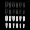 Unhas Postiças 504x/Saco Dicas de Unhas Extra-Retas Manicure Falsa Salon-Nail Art Ferramentas Drop