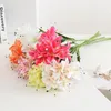 Decorative Flowers Attractive Soft Rubber No Watering Home Decoration Fake Lilies Living Room Artificial Bouquet
