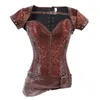 Bustiers Corsets Steempunk Corset Top Vintage Dress Gothic Bustier Body Shapewear女性ウエストトレーナーハロウィーンコスチュームスチール