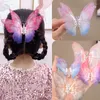 Acessórios de cabelo lindo clipe estilo chinês em forma de borboleta presilhas laterais cosplay headwear para mulheres meninas antiderrapante grampo de cabelo