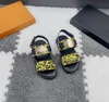 brand Designer kids Sandals Fashion Girls Sandals Beach Shoes Summer Child Flat Shoes Children slipper Including shoe box